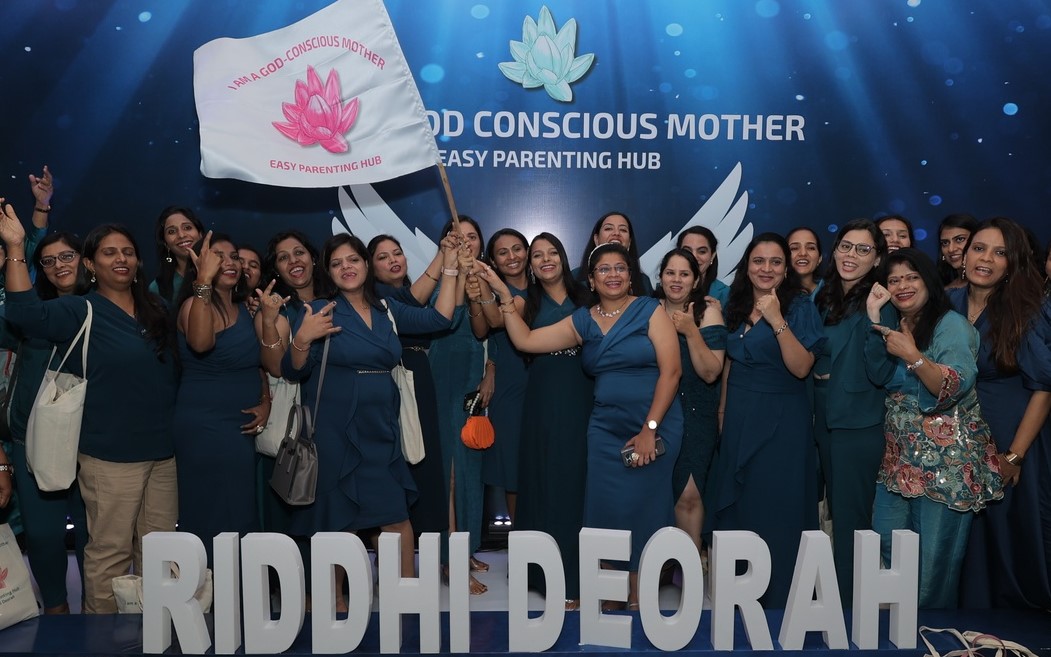 Community of mothers celebrating together